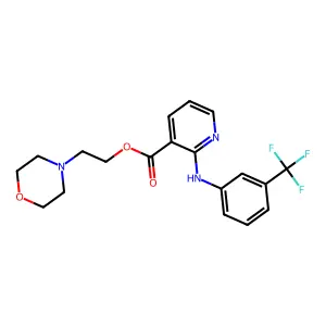 吗尼氟酯 structure