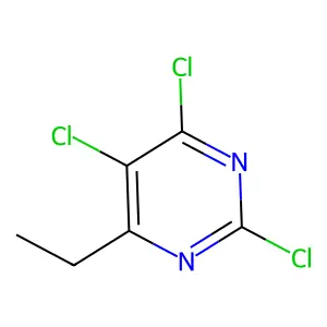 2,4,5-Trichloro-6-ethylpyrimidine structure