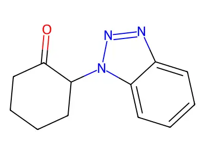 2-(Benzotriazolyl)cyclohexanone structure