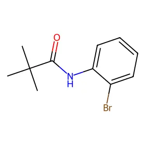 N-(2-bromophenyl)-2,2-dimethylpropanamide structure