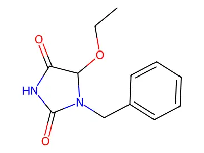 1-Benzyl-5-ethoxyhydantoin structure