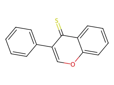 4H-1-Benzopyran-4-thione, 3-phenyl- structure