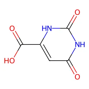 乳清酸 structure