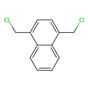 Naphthalene, 1,4-bis(chloromethyl)- structure