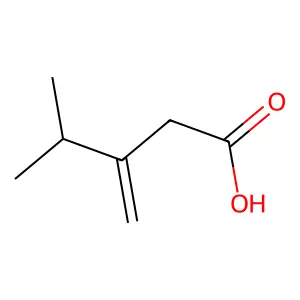 3-Isopropyl-3-butenoic acid structure