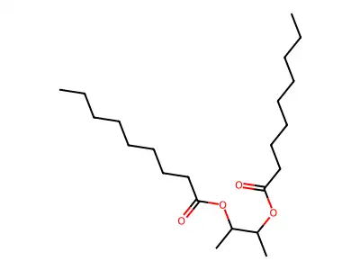 Nonanoic acid, 1,2-dimethyl-1,2-ethanediyl ester structure