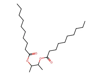 Decanoic acid, 1,2-dimethyl-1,2-ethanediyl ester structure