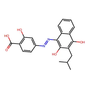 2-hydroxy-4-[(2Z)-2-[4-hydroxy-3-(2-methylpropyl)-2-oxonapht structure