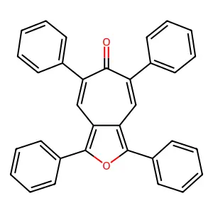 1,3,5,7-Tetraphenyl-6H-cyclohepta[c]furan-6-one structure