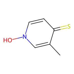 1-Hydroxy-3-methylpyridine-4-thione structure
