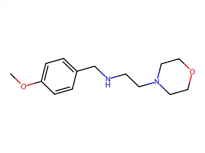 (4-Methoxy-benzyl)-(2-morpholin-4-yl-ethyl)-amine structure