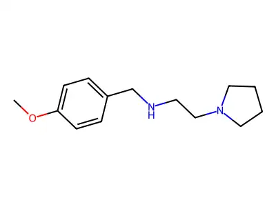 n-(4-Methoxybenzyl)-2-(pyrrolidin-1-yl)ethan-1-amine structure