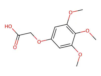 2-(3,4,5-trimethoxyphenoxy)acetic Acid structure