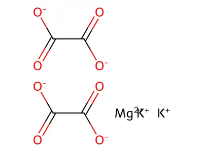Dipotassium magnesium dioxalate structure