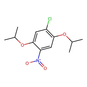 1-Chloro-2,5-bis(1-methylethoxy)-4-nitrobenzene structure