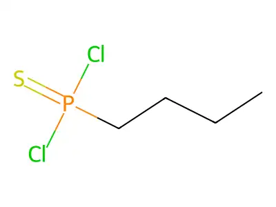 Phosphonothioic dichloride, butyl- structure