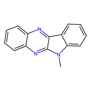 6-Methyl-6H-indolo(2,3-b)quinoxaline structure