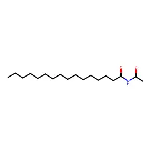N-乙酰十六烷酰胺 structure
