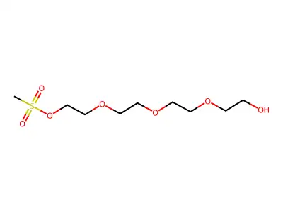 2-(2-[2-(2-Hydroxyethoxy)ethoxy]ethoxy)ethyl methanesulfonate structure