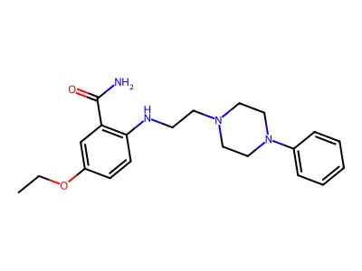Benzamide, 5-ethoxy-2-((2-(4-phenyl-1-piperazinyl)ethyl)amino)- structure