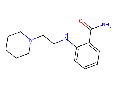 Benzamide, 2-((2-(1-piperidinyl)ethyl)amino)- structure