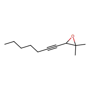 3-(Hept-1-yn-1-yl)-2,2-dimethyloxirane structure