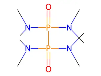 Phosphoric tetramide, octamethyl- structure
