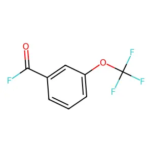 Benzoyl fluoride, 3-(trifluoromethoxy)- structure