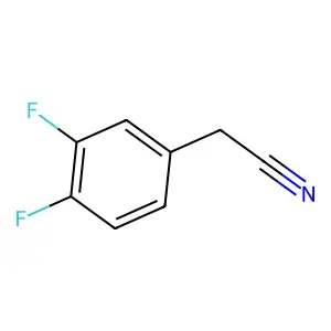 (3,4-Difluorophenyl)acetonitrile structure