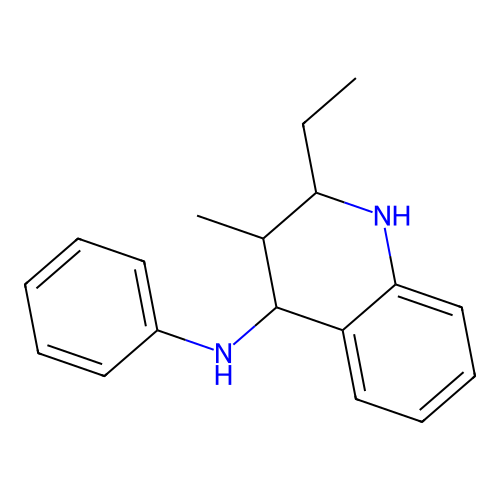 2-ethyl-3-methyl-N-phenyl-1,2,3,4-tetrahydroquinolin-4-amine structure