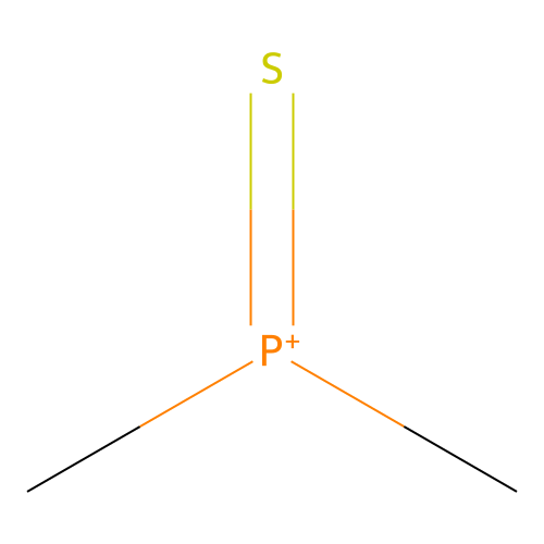 Phosphine sulfide, dimethyl- structure