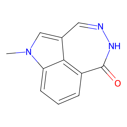 1-methyl-1H-[1,2]diazepino[4,5,6-cd]indol-6(5H)-one structure