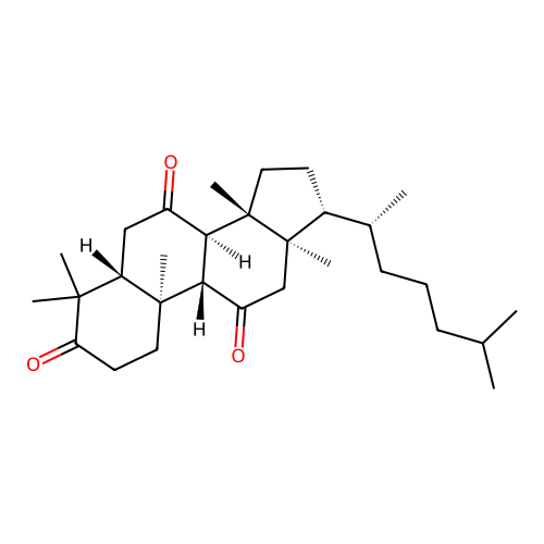 Lanostane-3,7,11-trione structure