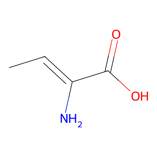 2,3-Didehydrobutyrine structure