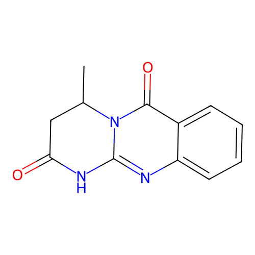 4-methyl-3,4-dihydro-1H-pyrimido[2,1-b]quinazoline-2,6-dione structure