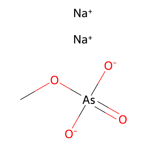 arsenic acid, monomethyl ester, disodium salt structure
