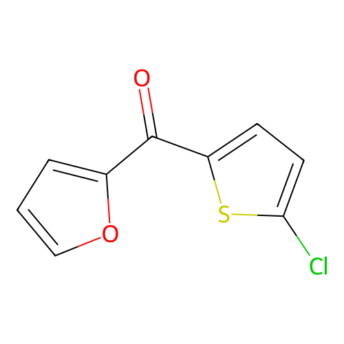 2-(5-Chlorothiophene-2-carbonyl)furan structure