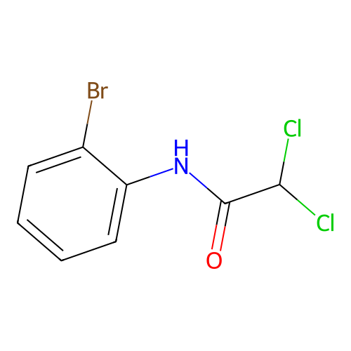 N-(2-bromophenyl)-2,2-dichloroacetamide structure