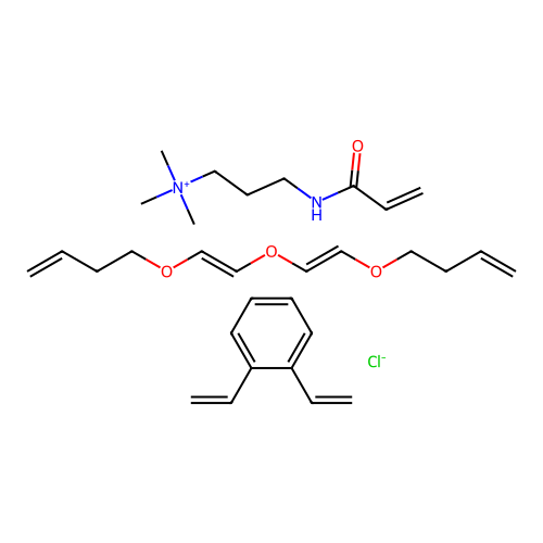 (C10-H10.C9-H19-N2-O.C8-H14-O3.Cl)x- structure