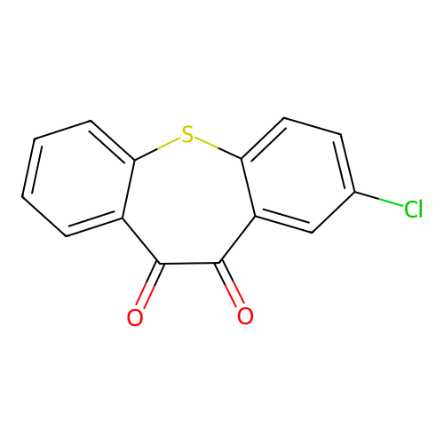 3-Chlorobenzo[b][1]benzothiepine-5,6-dione structure