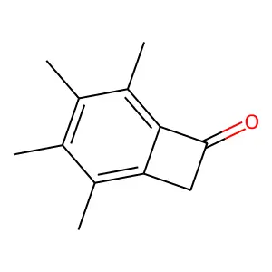 2,3,4,5-Tetramethylbicyclo(4.2.0)octa-1,3,5-trien-7-one structure