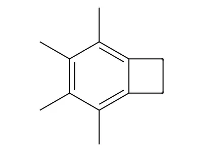 2,3,4,5-Tetramethyl-bicyclo(4.2.0)octa-1(6),2,4-triene structure