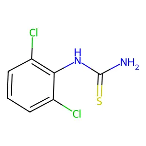 N-(2,6-Dichlorophenyl)thiourea structure