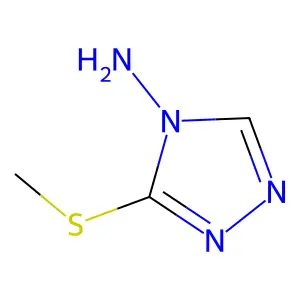 3-(Methylthio)-4H-1,2,4-triazol-4-amine structure