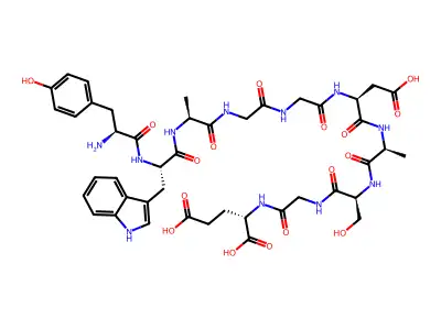 delta Sleep-inducing peptide, N-tyr- structure