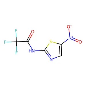 Acetamide,2,2,2-trifluoro-N-(5-nitro-2-thiazolyl)- structure