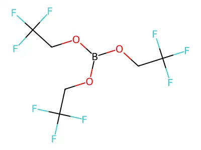 三(2,2,2-三氟乙氧基)硼 structure