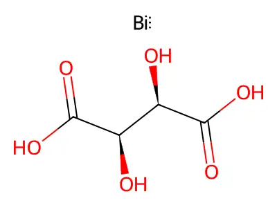 bismuth tartrate anhydrous structure