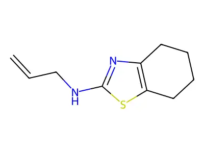 N-Allyl-4,5,6,7-tetrahydro-1,3-benzothiazol-2-amine structure