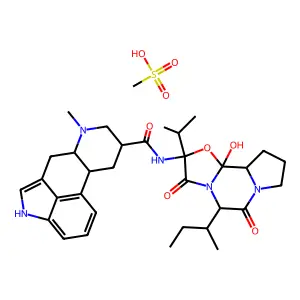 Dihydro-beta-Ergocryptine Mesylate structure